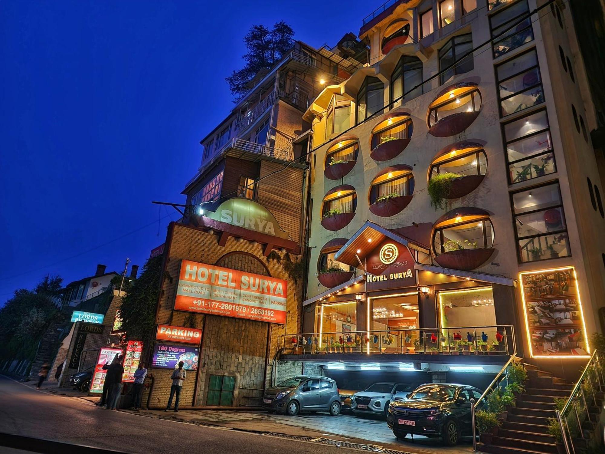 Hotel Surya Шимла Экстерьер фото